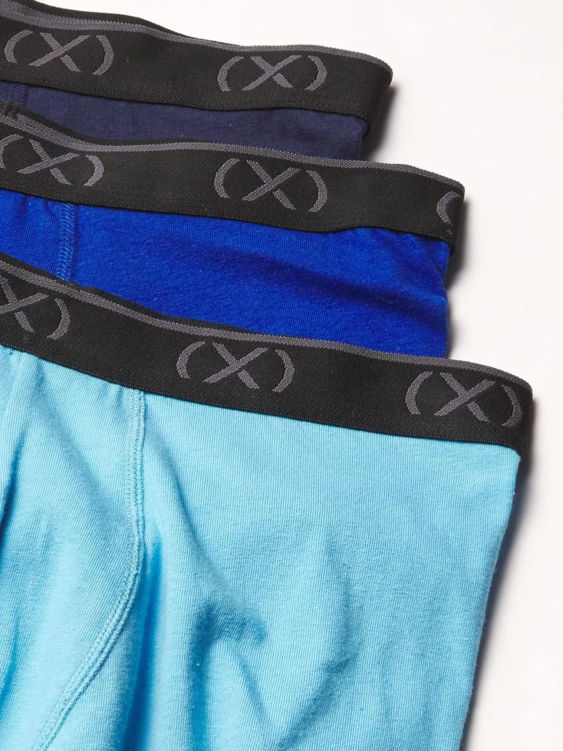 2(X)IST mens Extreme Cotton Stretch 3 Pack Boxer Brief 6'' Inseam