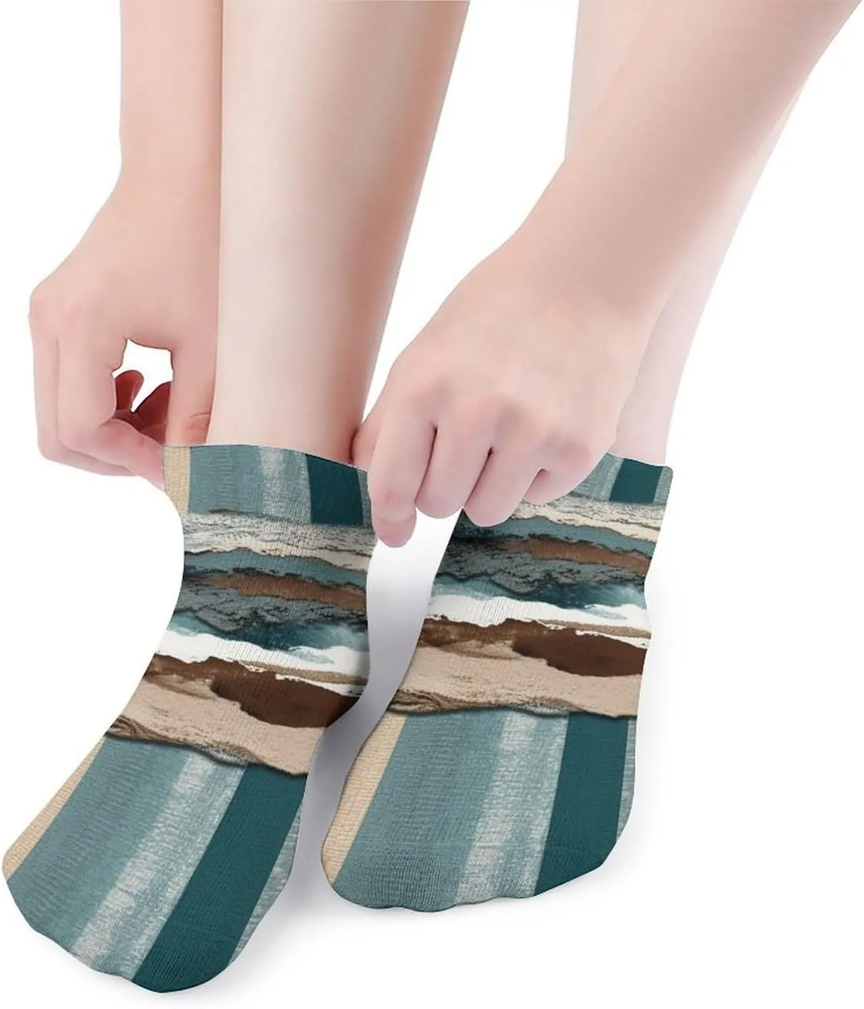 5 Pairs Ankle Socks for Women Men,Low Cut Running Athletic Socks,Funny Cute No Show Casual Sports Socks Size 8-12