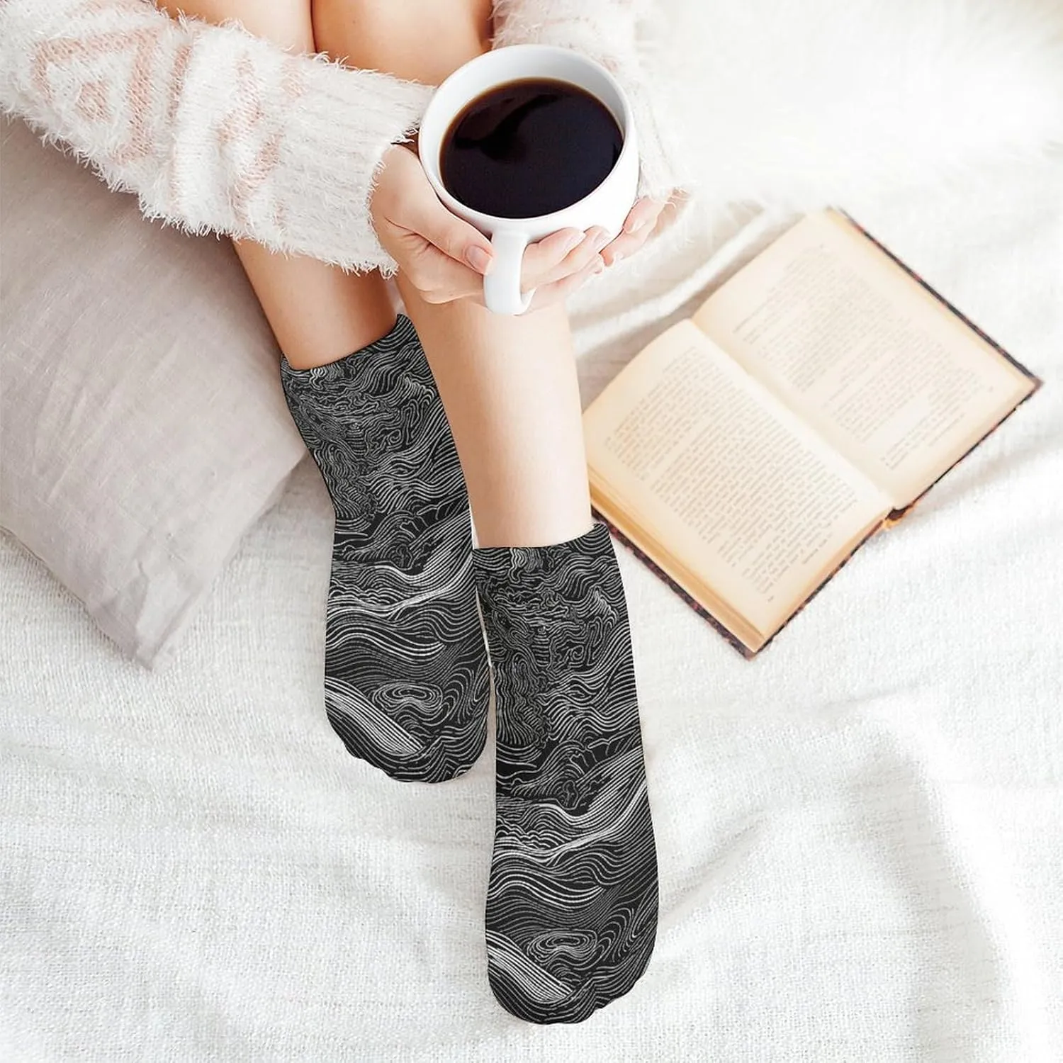 5 Pairs Ankle Socks for Women Men,Low Cut Running Athletic Socks,Funny Cute No Show Casual Sports Socks Size 8-12