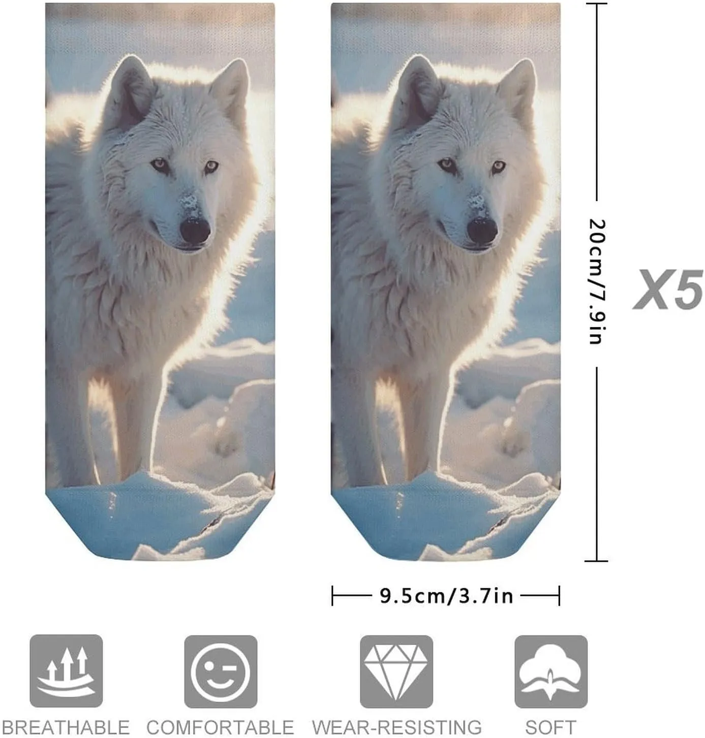5 Pairs Ankle Socks for Women Men,Low Cut Running Athletic Socks,Funny Cute No Show Casual Sports Socks Size 8-12