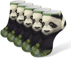 5 Pairs Ankle Socks for Women Men,Low Cut Running Athletic Socks,Funny Cute No Show Casual Sports Socks Size 8-12