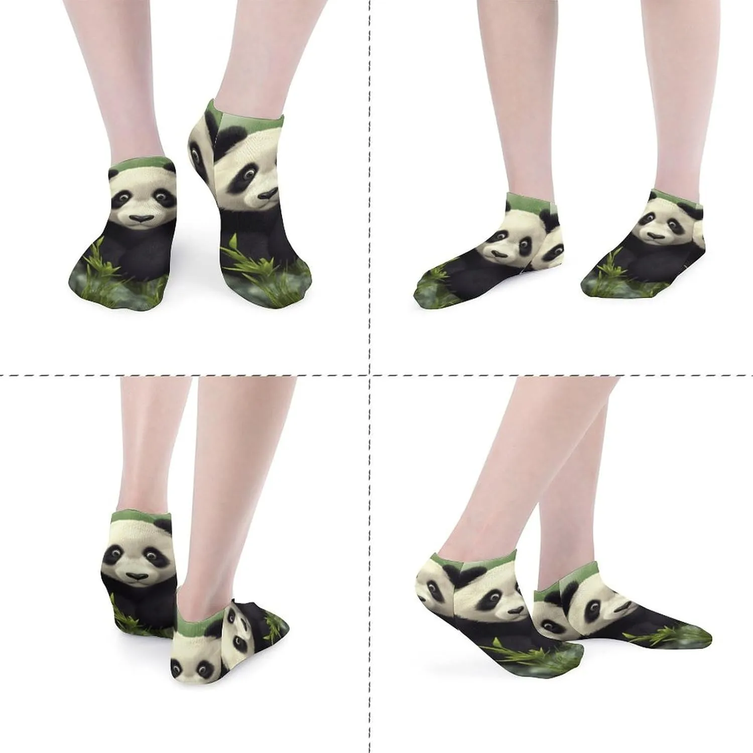 5 Pairs Ankle Socks for Women Men,Low Cut Running Athletic Socks,Funny Cute No Show Casual Sports Socks Size 8-12