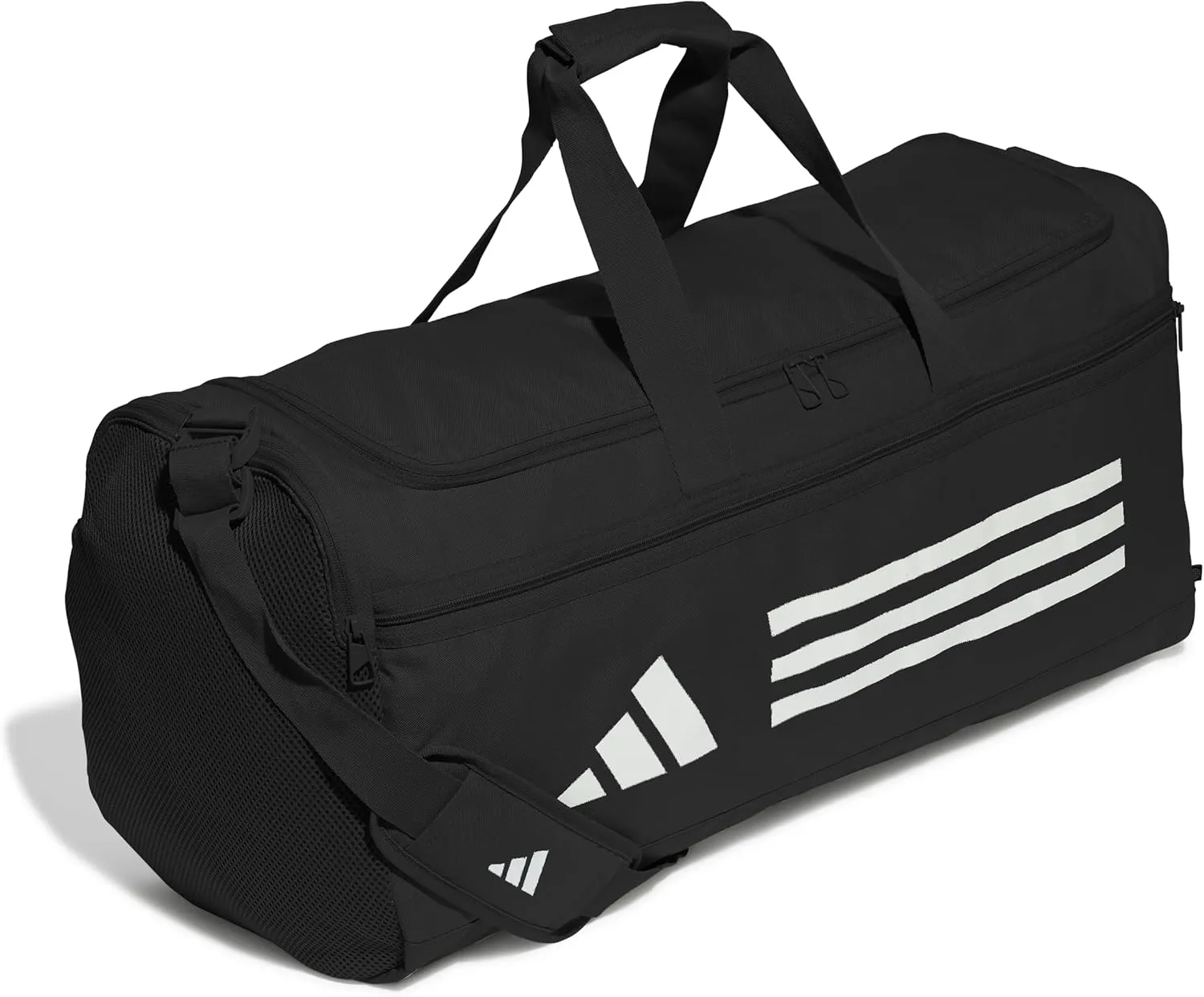adidas Duffel Training Bag Medium Black 55 Liters, black / black, UN, Duffel Bag