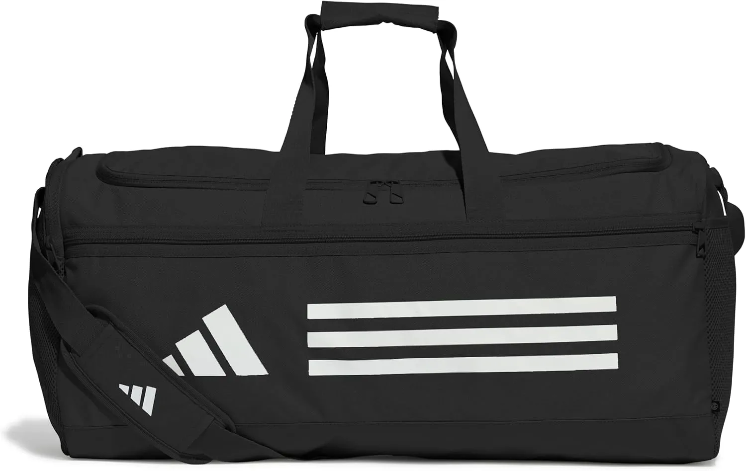 adidas Duffel Training Bag Medium Black 55 Liters, black / black, UN, Duffel Bag