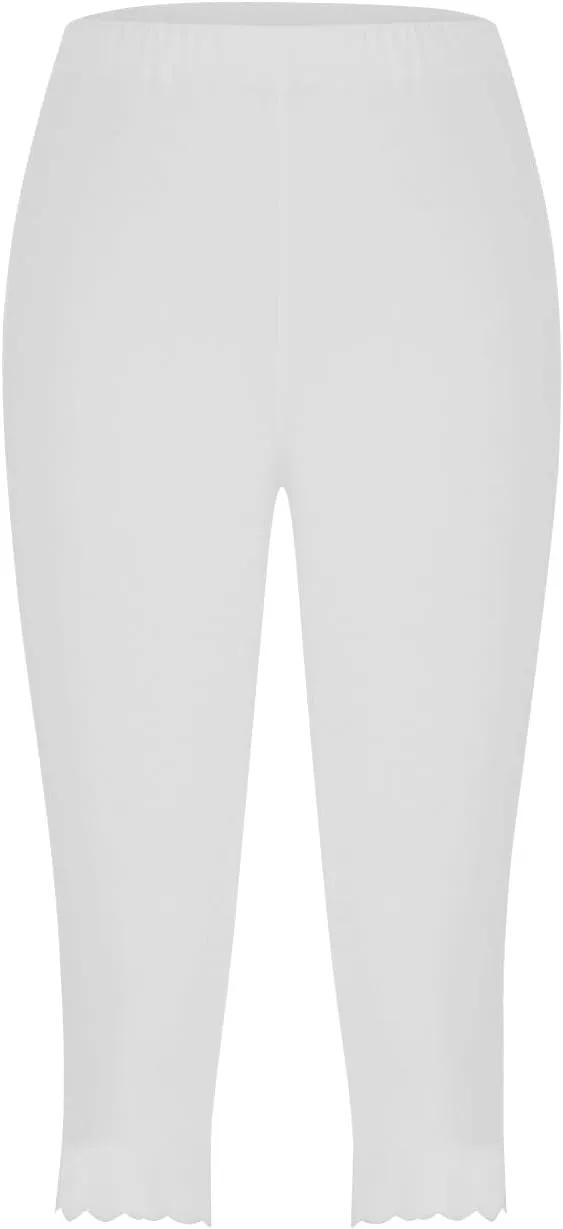 Capri Leggings for Women 2024 Length Capri Leggings 2024 Summer Cropped Pants Casual Solid Comfy Capris 2024 Summer