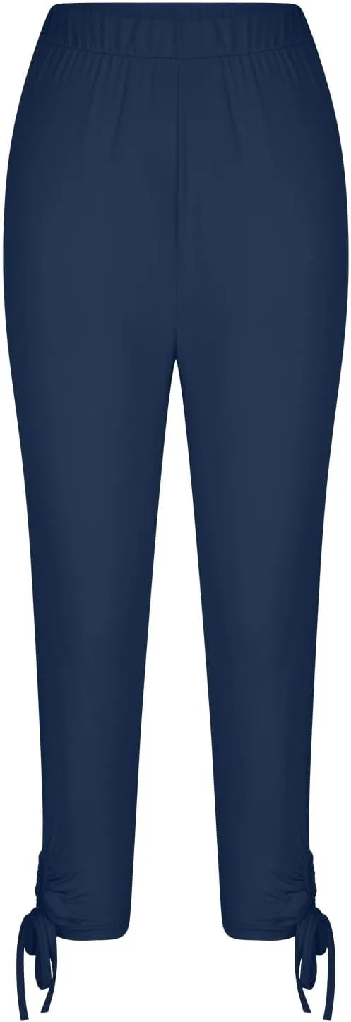 Capri Leggings for Women 2024 Length Capri Leggings 2024 Summer Cropped Pants Casual Solid Comfy Capris 2024 Summer