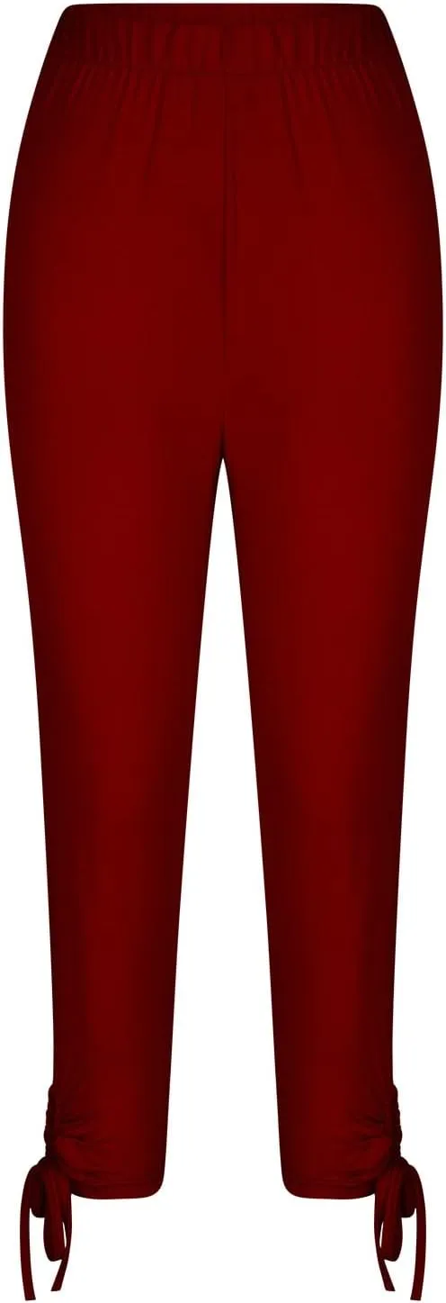 Capri Leggings for Women High Waisted Capris Leggings Classic American Flag Print Yoga Running Pants Soft Tights
