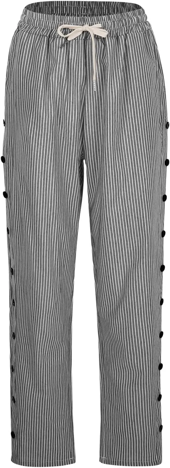 Capri Pants for Women Casual Drawstring Pants Beach Clothes Resort Wear for Women 2025 Yoga