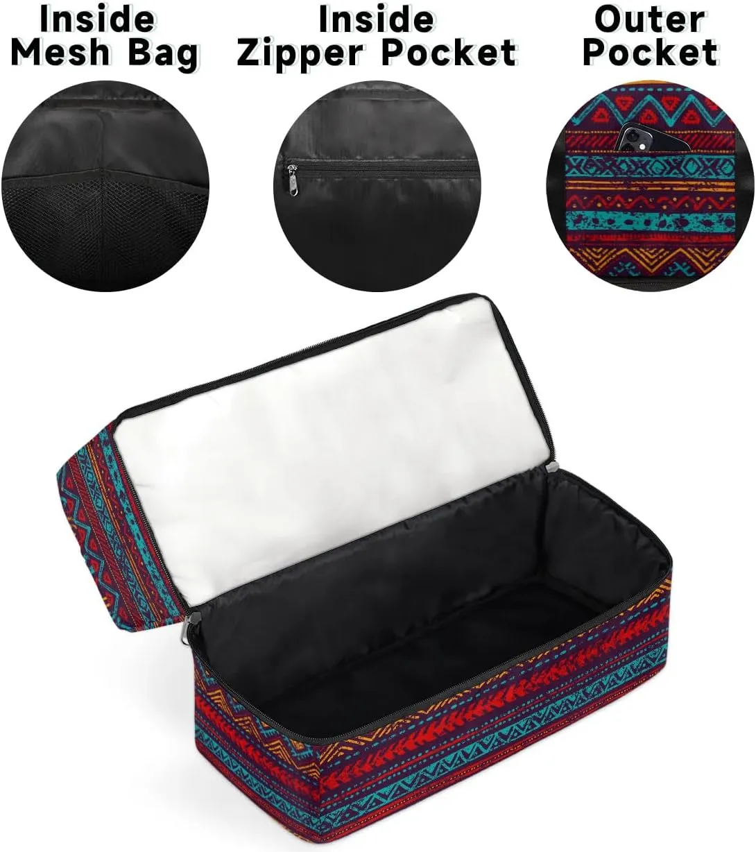 Cute Sports Gym Bag Travel Duffel Bag Waterproof Lightweight Swim Bag Travel Tote Luggage Weekender Overnight Handbag Workout Bag with Shoes Compartment for Women Men, A2-aztec