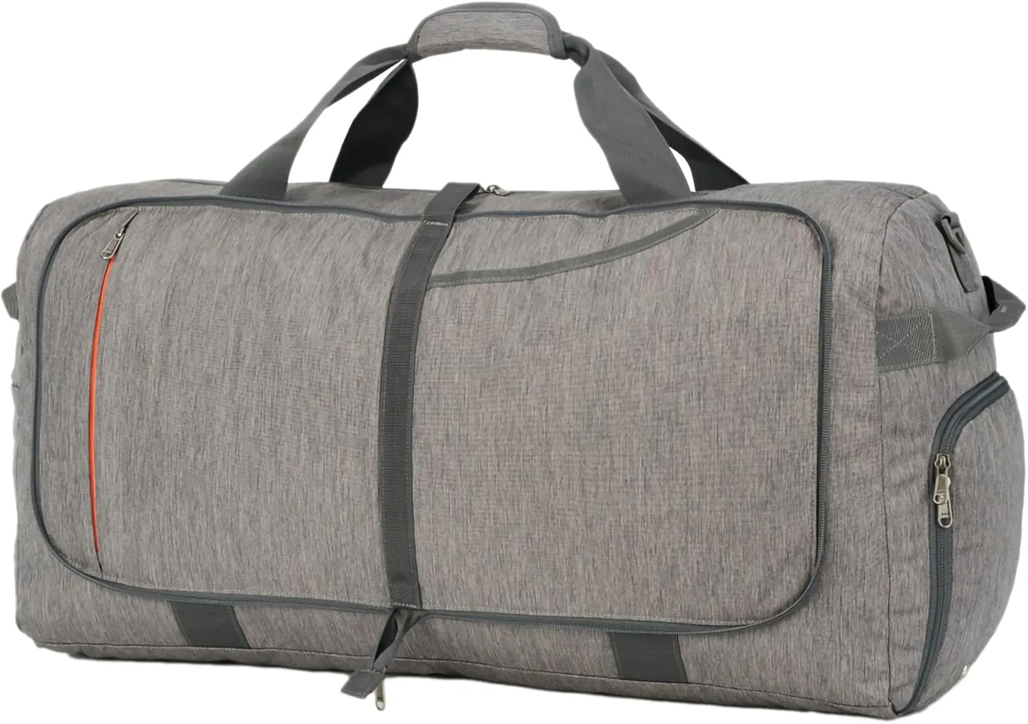 FixtureDisplays 85L Travel Duffel Bag, Foldable Weekender Bag, 27 X 12.6 X 15.8" with Shoes Compartment for Men Women Water-Proof & Tear Resistant 15700-1D