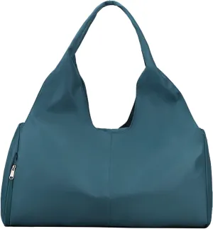 forestfish Yoga Gym Bag for Women with Shoes Compartment & Wet Dry Storage Pockets Lightweight Duffel Bag, Navy, 18.9 x 7.9 x 10.6 inches, Stylish