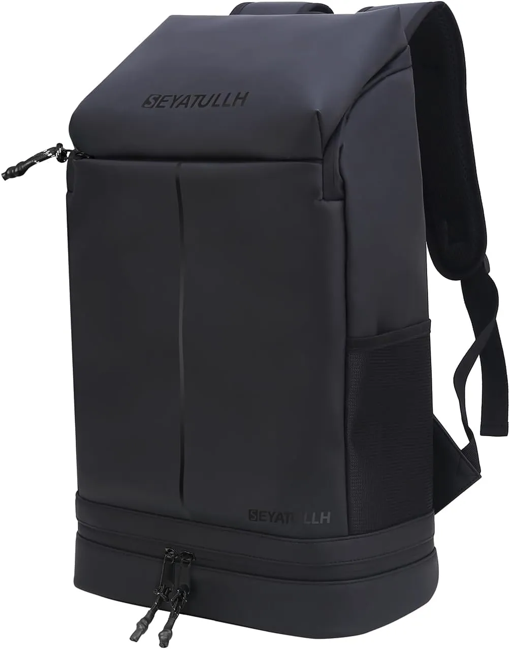 Gym Backpack for Men Women Travel Duffel Bag with Large Shoe Compartment & Bottle Holder Waterproof Backpack(black)