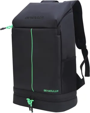 Gym Backpack for Men Women Travel Duffel Bag with Large Shoe Compartment & Bottle Holder Waterproof Backpack(green)