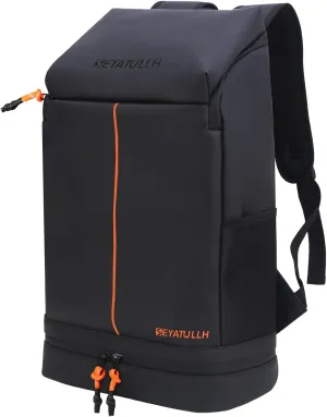 Gym Backpack for Men Women Travel Duffel Bag with Large Shoe Compartment & Bottle Holder Waterproof Backpack(orange)