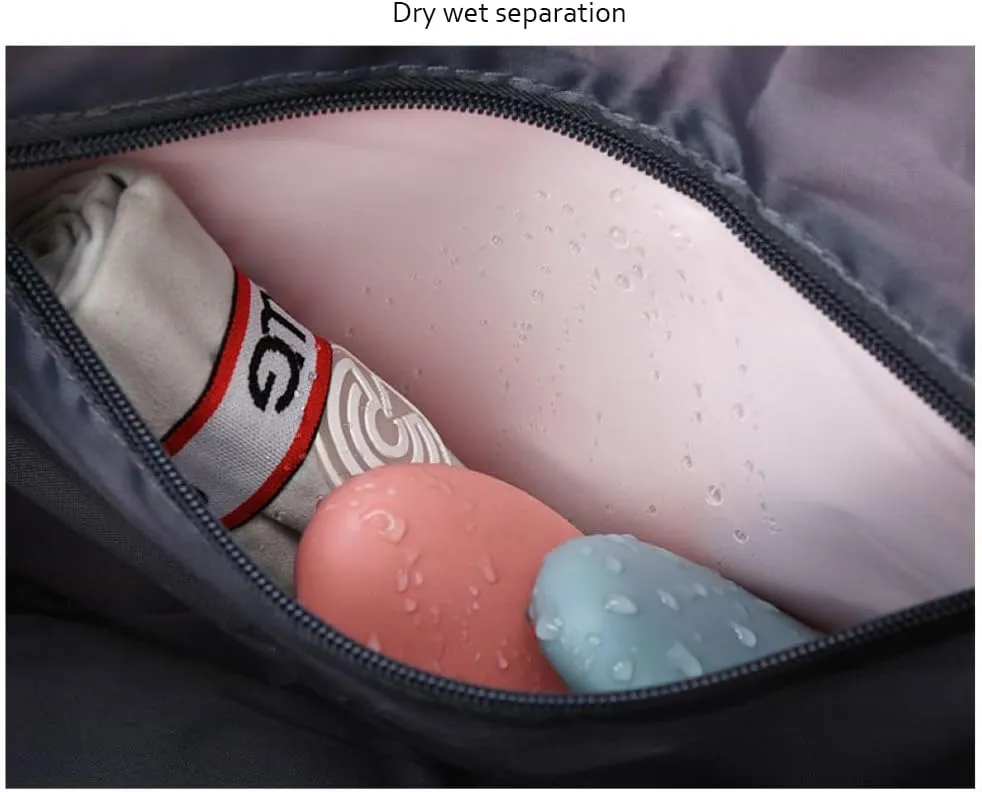 Gym Bag for Women,Sports Travel Duffel Bag, Weekender Overnight Bag with Wet Pocket and Shoes Compartment for Women, Travel,Workout,Gym, Yoga G17 (Pink)