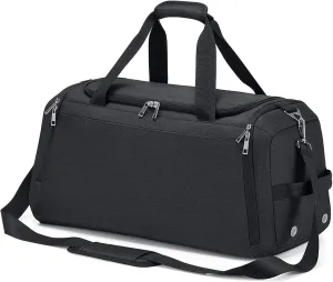 Gym Duffle Bag for Men Women,Water Resistant Travel Duffle Bag Carry on Bag with Shoes Compartment and Wet Pocket, Weekender Overnight Bag,A
