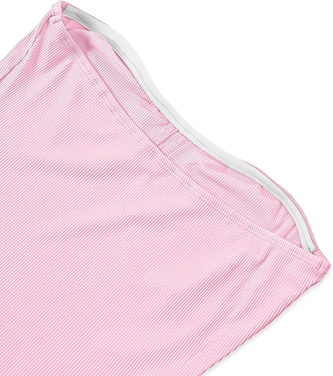 LovelyWholesale Women Tube Tops and Shorts Sets Sexy 2 Piece Outfits