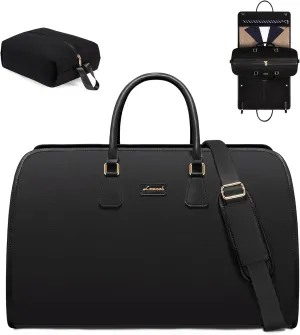 LOVEVOOK Garment Bags for Travel,3 in 1 Carry on Garment Duffle Bags for Travel with Shoe Pouch,Hanging Suitcase Suit Dress