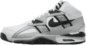 Nike Air Trainer SC High Men's Shoes (HJ9106-100, White/Light Smoke Grey/Black) Size 11