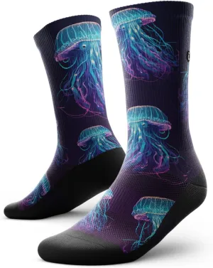 Outway Crew Socks for Men & Women, Breathable, Moisture-Wicking Athletic Socks with Arch Support, Colorful, Durable Blend