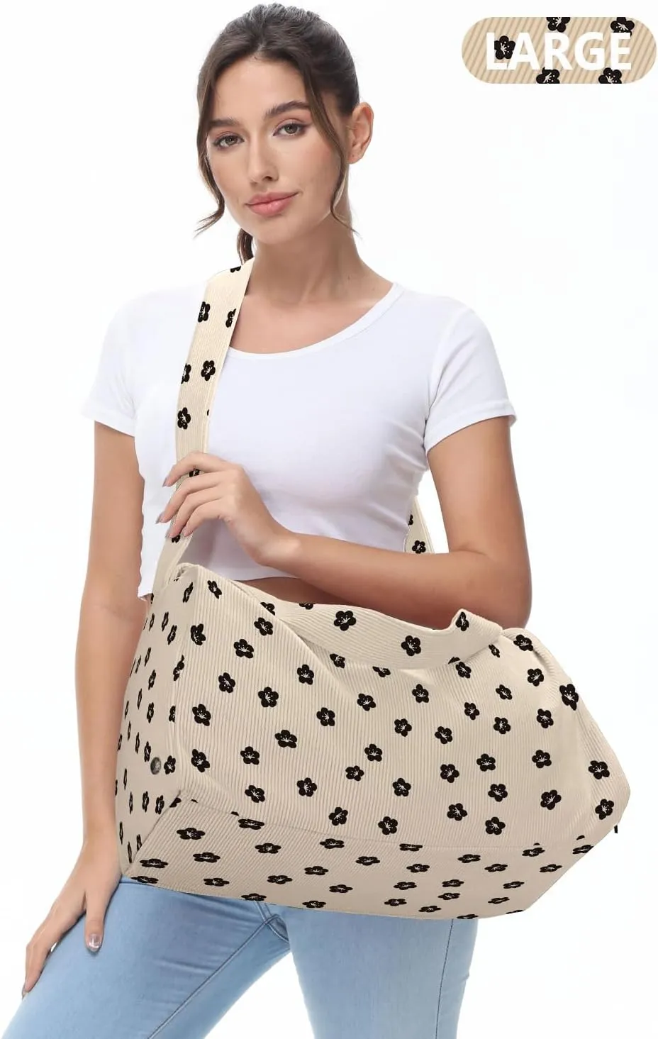 Small Gym Bag for Women with Shoes Compartment, Stylish Duffle Travel Bag for Plane, Lightweight Duffle Bag for Women & Men, Sport Gym Tote Bag with Wet Pocket for Yoga, Pilates, Swimming, Corduroy