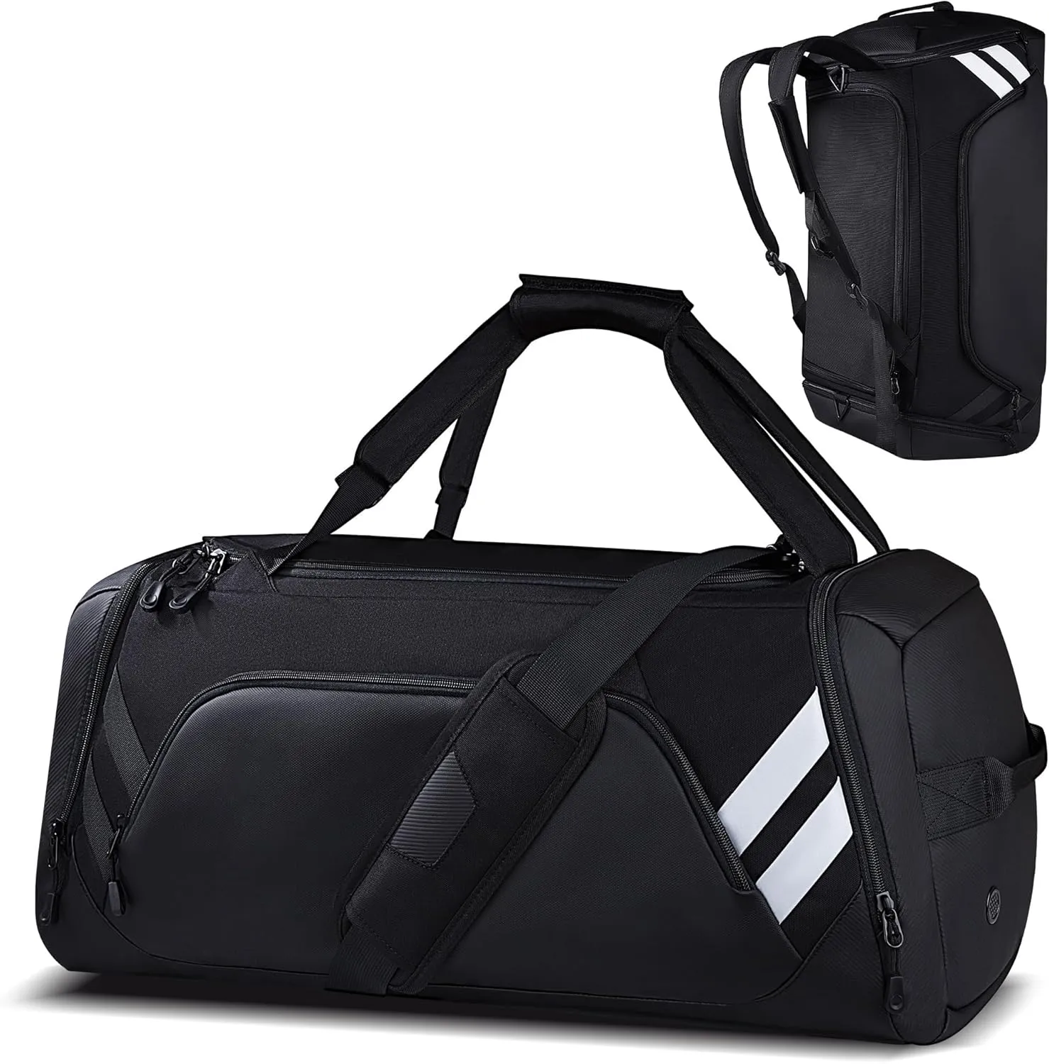 Sports bag for women and men, 58L large travel bag with Shoes Compartment and Wet Pocket,Gym Bag for Training,Sauna,Fitness, Swimming, Sports, Traveling