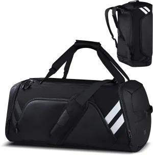 Sports bag for women and men, 58L large travel bag with Shoes Compartment and Wet Pocket,Gym Bag for Training,Sauna,Fitness, Swimming, Sports, Traveling