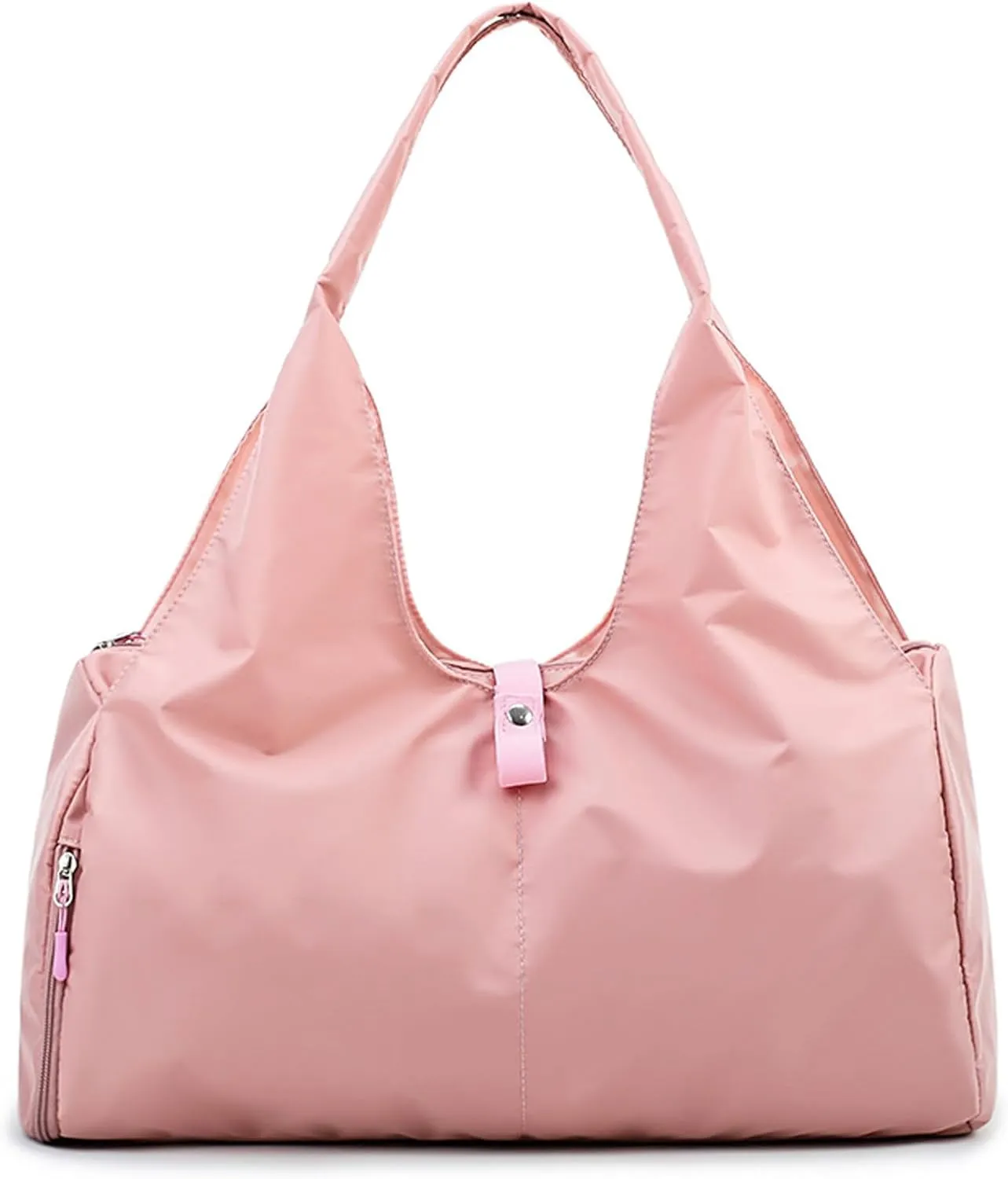 Travel Duffel Bag,Gym Tote Bags,Sports Duffel Bag,Shoulder Weekender Overnight Bag with Shoe Compartment Wet Dry Separated Pockets for Women Men, Pink