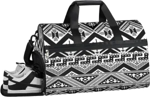Tribal Aztec Sports Gym Bag with Wet Pocket & Shoes Compartment Waterproof Workout Duffel Bag for Women and Men Weekender Overnight Duffle Bag Travel Carry-on Tote