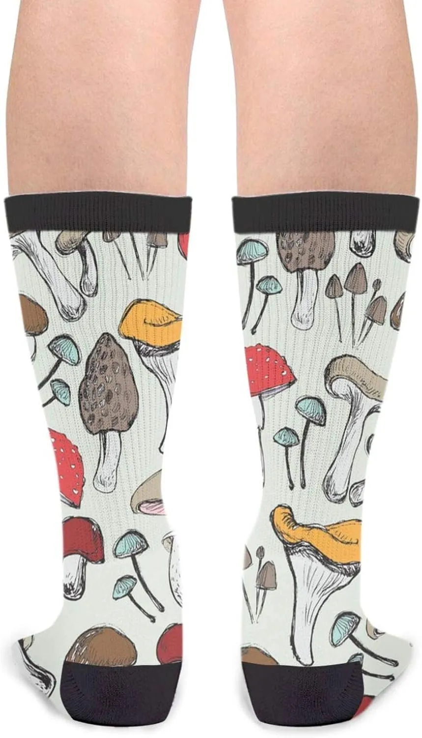 Unisex Novelty Crew Socks Casual Funny Crazy Dress Socks