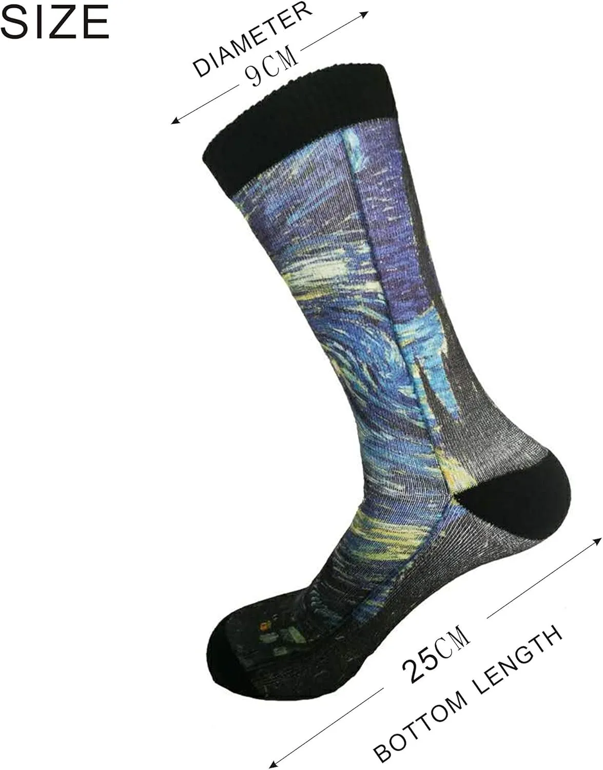 Unisex Novelty Crew Socks Casual Funny Crazy Dress Socks