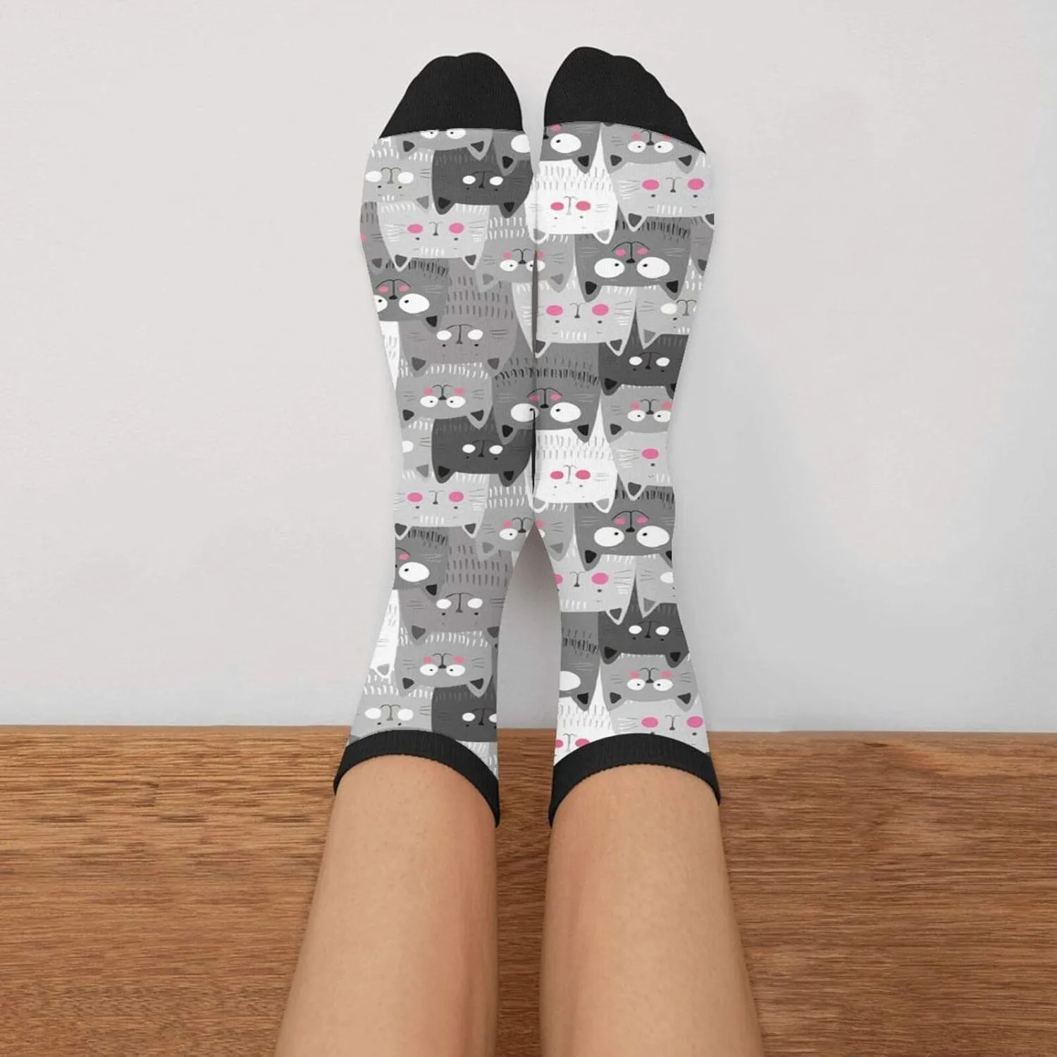 Unisex Novelty Crew Socks Casual Funny Crazy Dress Socks