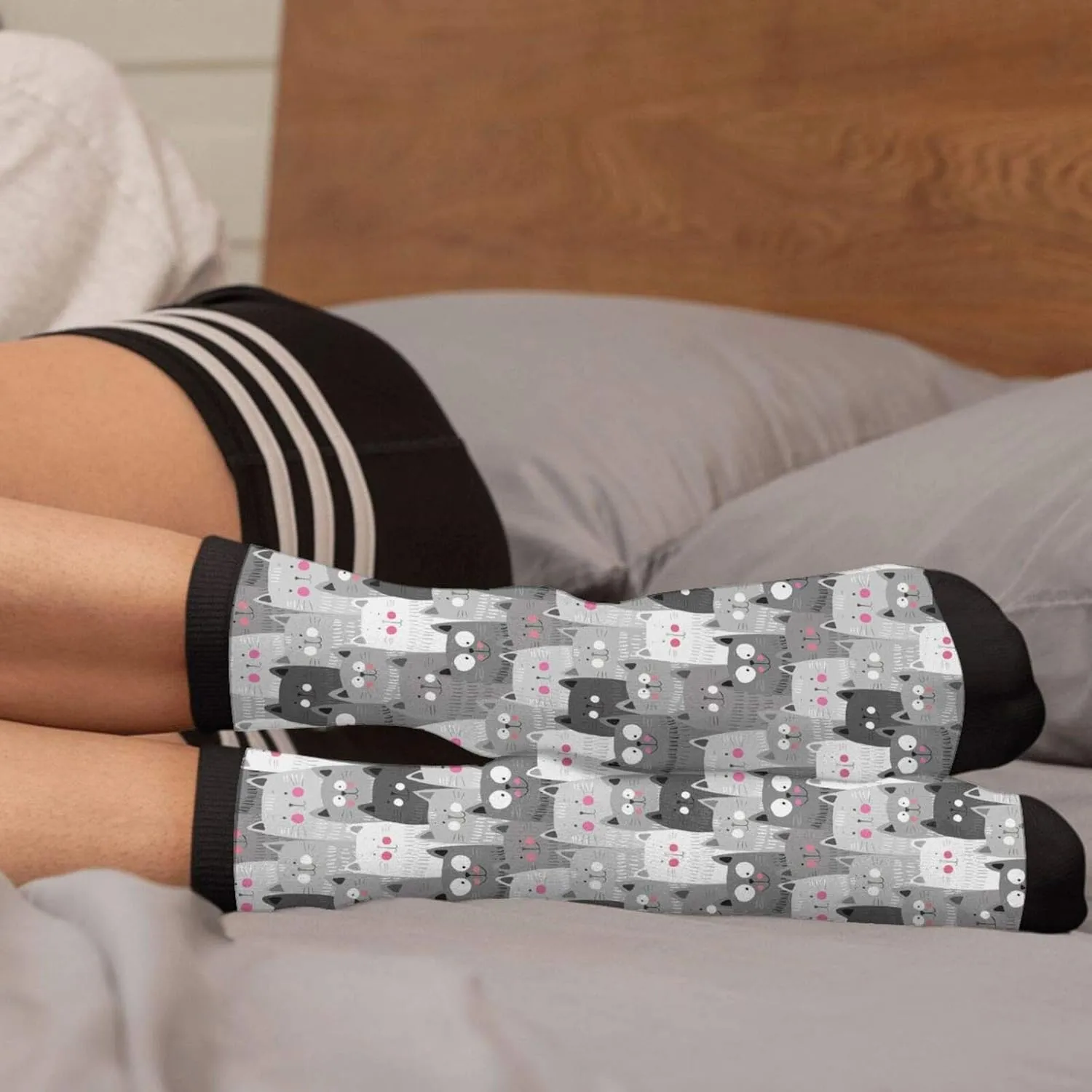 Unisex Novelty Crew Socks Casual Funny Crazy Dress Socks