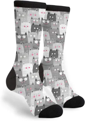 Unisex Novelty Crew Socks Casual Funny Crazy Dress Socks
