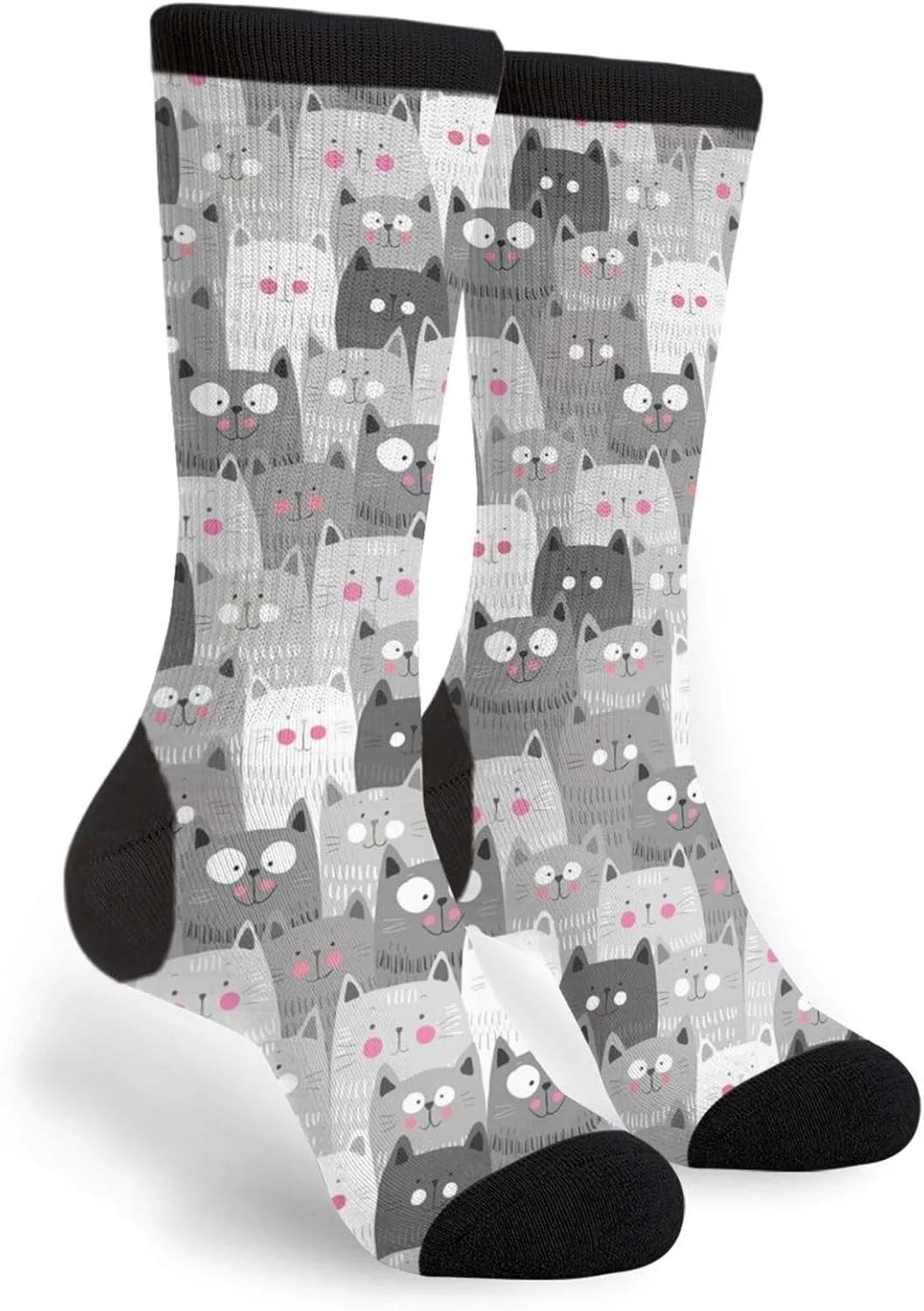 Unisex Novelty Crew Socks Casual Funny Crazy Dress Socks