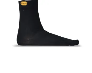 Vibram Merino Wool-Blend Crew Toe Socks (X-Large, Black)