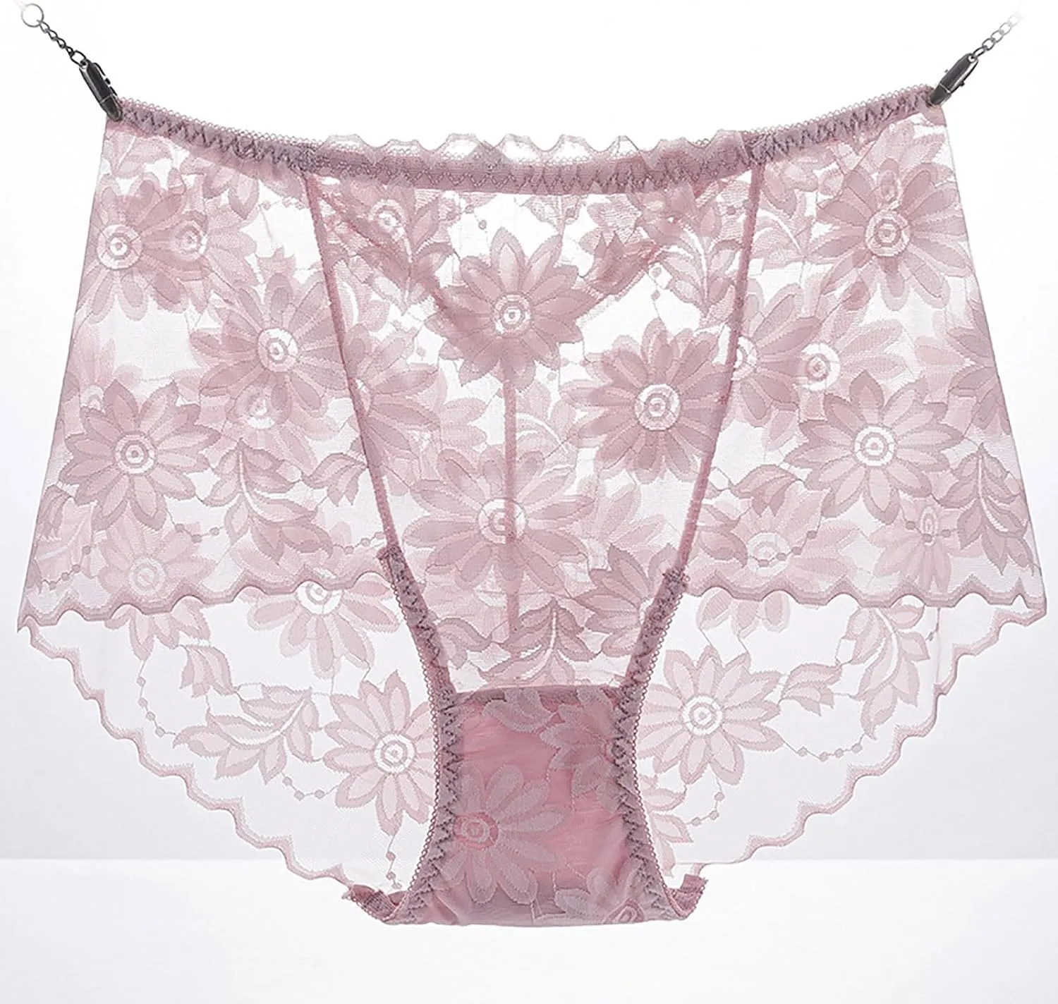 Women's Panties High Waist Lace Seamless Briefs Comfortable Large Size Underwear for Women