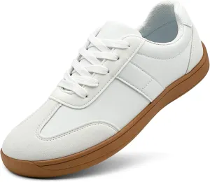 Women's Retro Low Top Sneakers Fashion Trainning Sneakers Casual Walking Shoes for Women/Men Gum Sole Walking Footwear Non Slip Trainers
