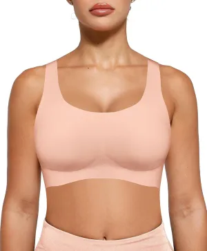 Women's Wirefree T-Shirt Bra Full Coverage No Underwire Bra Seamless Comfort Design for Everyday Bra Smooth Fit