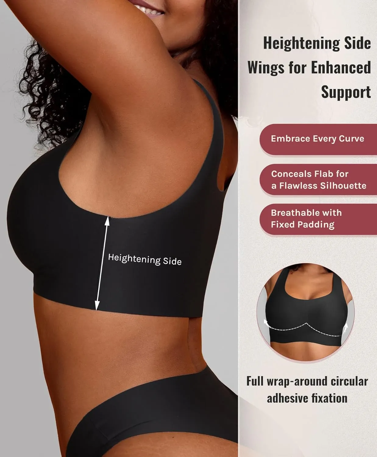 Women's Wirefree T-Shirt Bra Full Coverage No Underwire Bra Seamless Comfort Design for Everyday Bra Smooth Fit